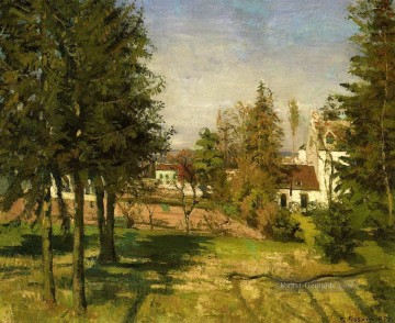  kiefern - die Kiefern von louveciennes 1870 Camille Pissarro Szenerie